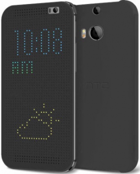 Чехол для HTC ONE M8 Dot View Grey Чехол для HTC ONE M8 Dot View Grey